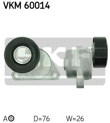 VKM 60014 SKF Ролик модуля натягувача ременя1